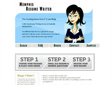 Tablet Screenshot of memphisresumewriter.com